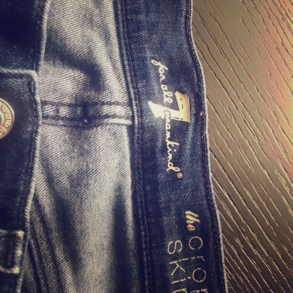 Skinny cropped jeans